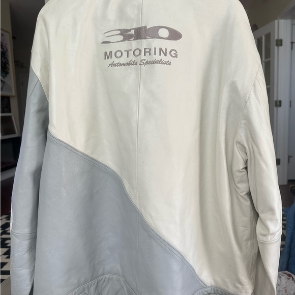 310 Motoring Automobile Specialist Vintage Racing Leather Jacket 2XL Vintage - Picture 5 of 16